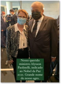 Leia mais sobre o artigo Ministra da Agricultura, Tereza Cristina, faz homenagem a Alysson Paolinelli na Câmara dos Deputados
